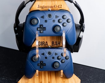 Personalized Controller Home Base Wall Mount for Gaming by Left Coast Original
