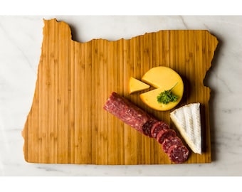 Personalized Oregon State Shaped Cutting Board | 3 Options