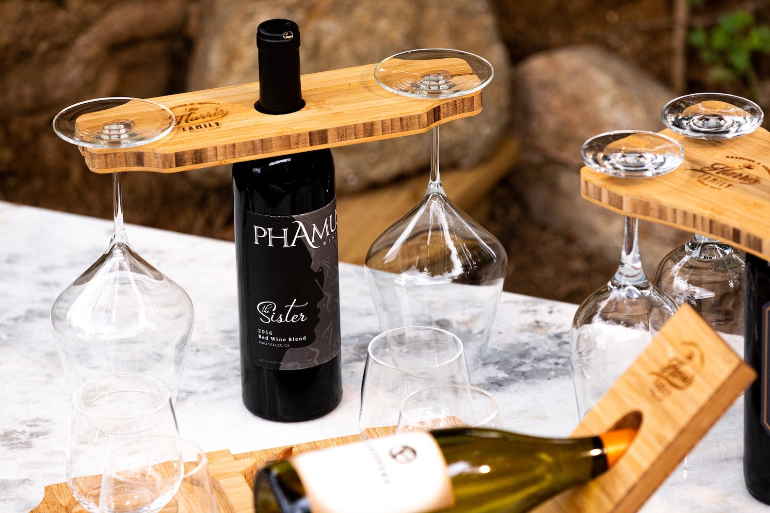 Wine Glass Caddy Personalized Four Styles and Gift Sets Etsy