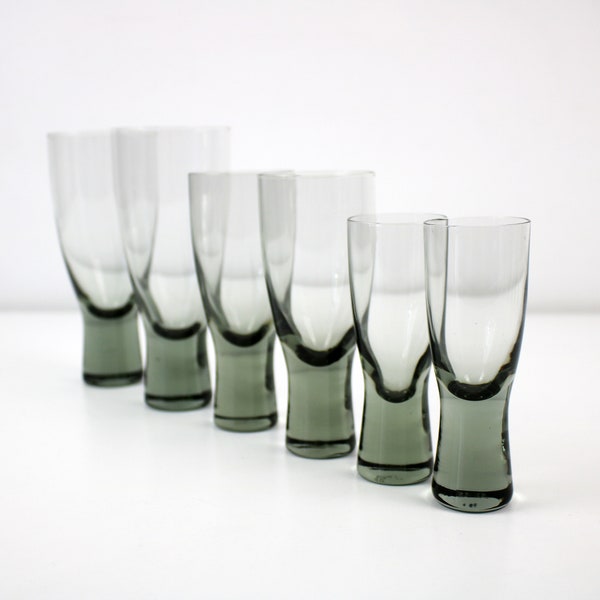 Pairs of Canada glasses by Per Lutken for Holmegaard - different sizes available