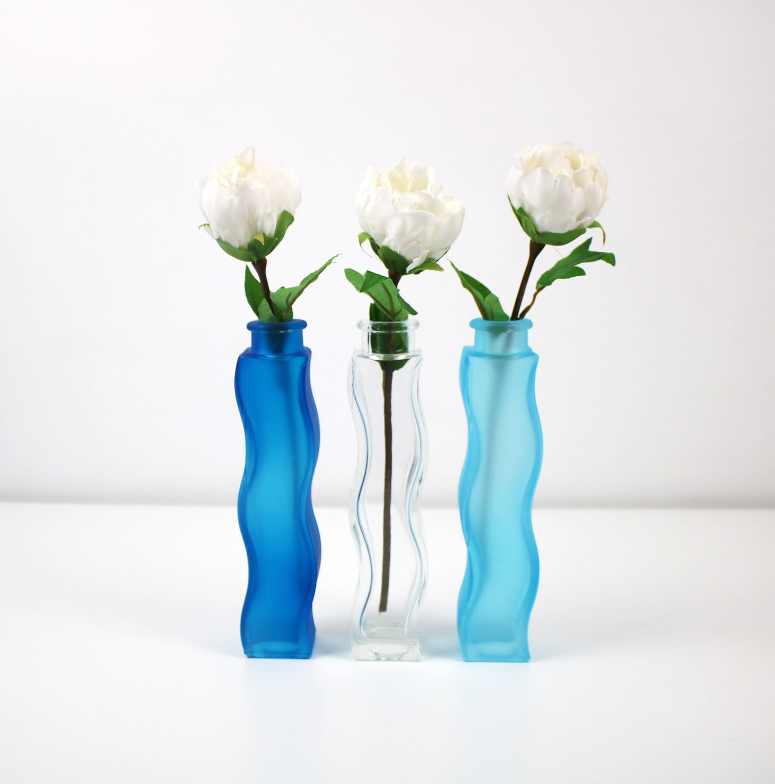 Single 1990s IKEA Bud Vase Skamt Skämt Wavy Bud Stem Vase in Etsy UK