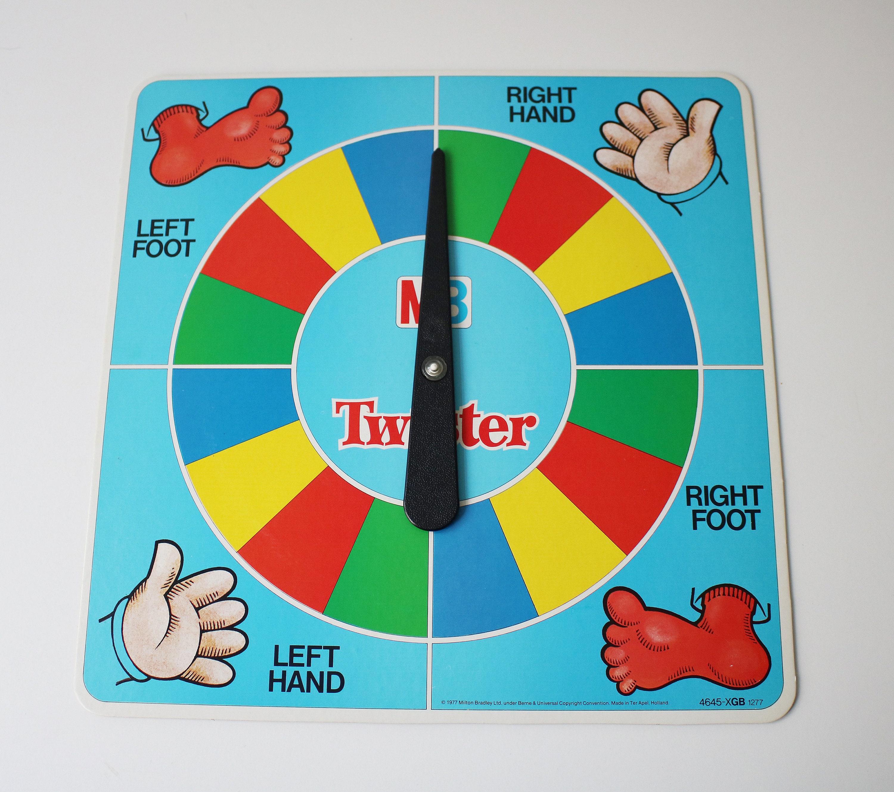 Vintage Twister Game By MB Games Complete