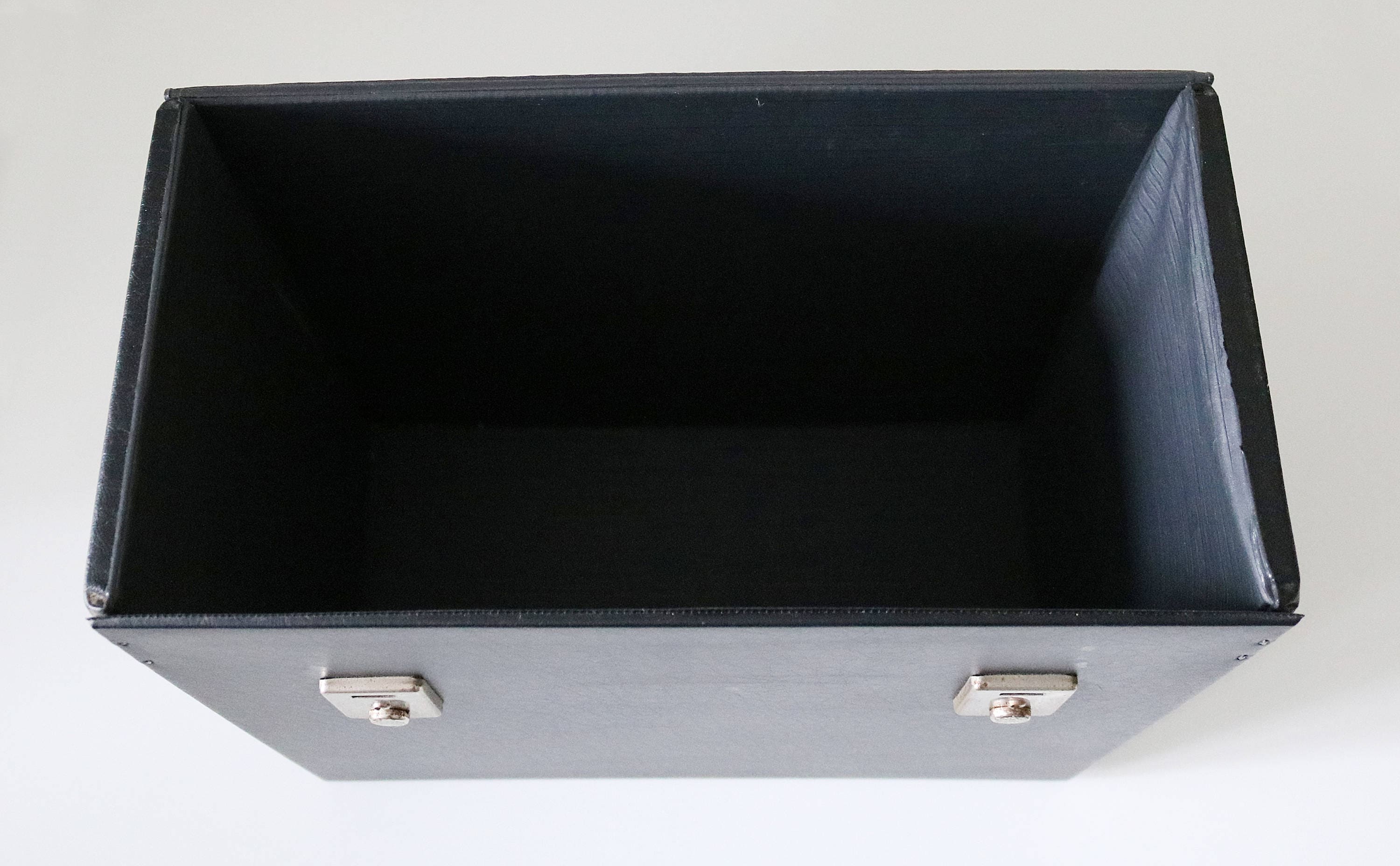 Retro vinyl record storage case albums and 12 inch