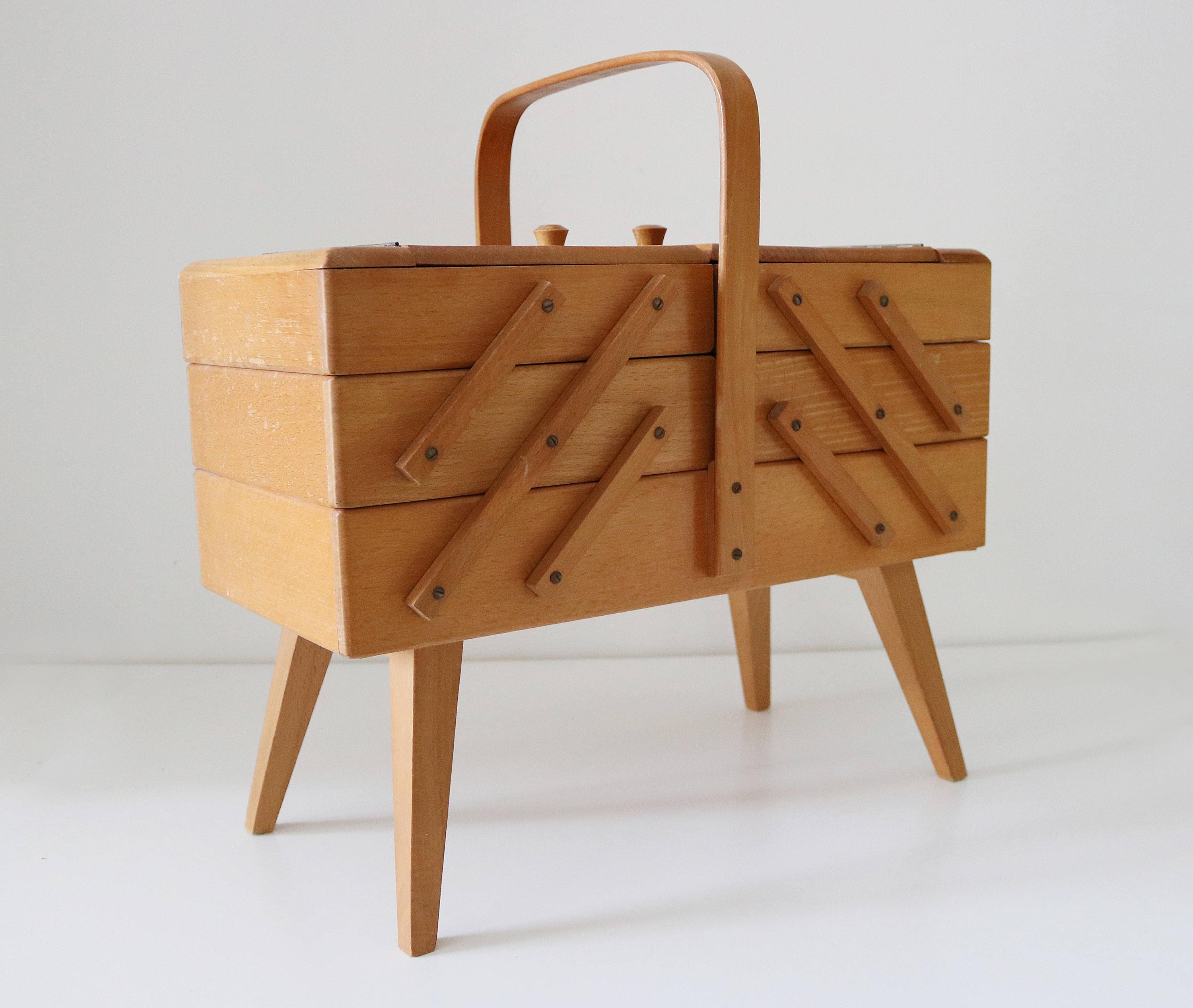 goki wooden sewing box