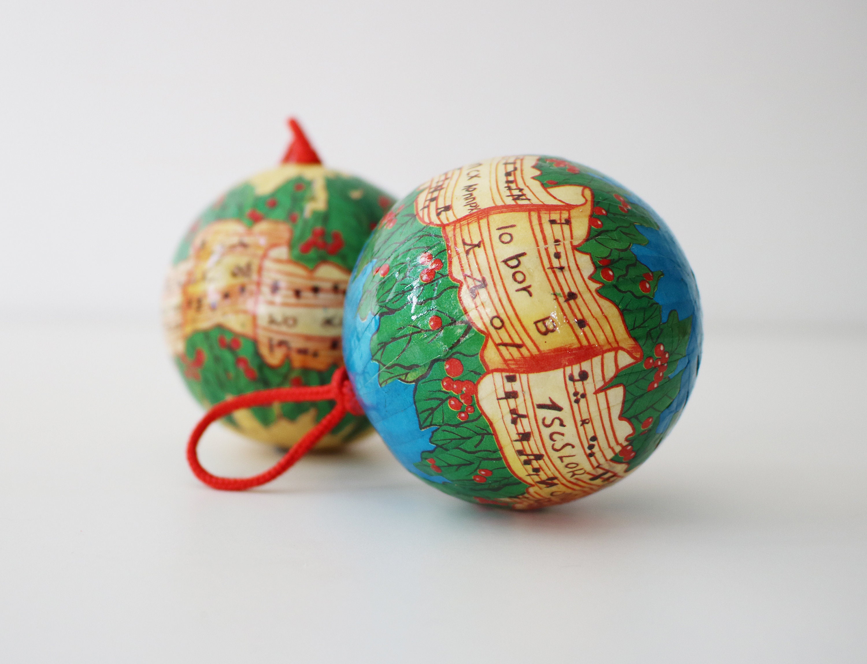 Paper Mache Baubles Diy