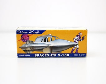 Year 2000 Dimestore Dreams collectible 40s 50s spaceship X-100 'Deluxe Plastic'