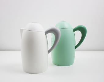 1990s 'Tobia' insulated thermal vacuum jug/ flask Angeletti and Ruzza for Fratelli Guzzini NOS