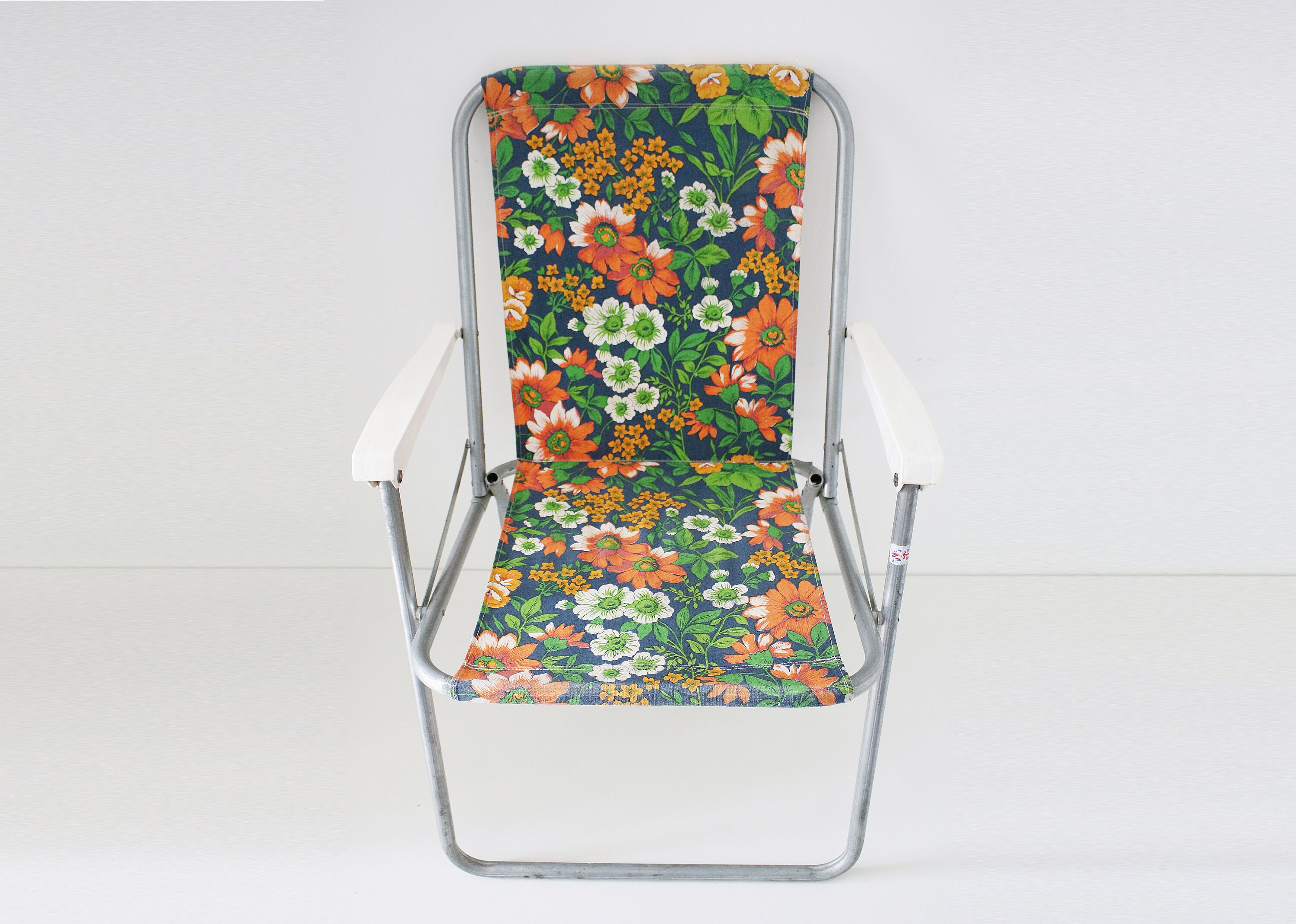 floral camping chair