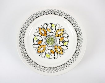 Set of 4 Kathie Winkle Zodiac dinner plates - Broadhurst Ironstone - 2 sets available 70s