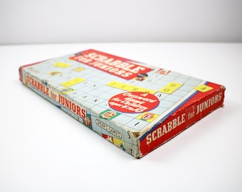 Vintage Scrabble for Juniors board game  - 1960s - Collector's item