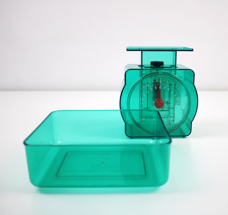 Shawnee pottery granny ann teapot 1950's 1990s Y2K Transparent Green Kitchen Scale Made in France for - Etsy UK