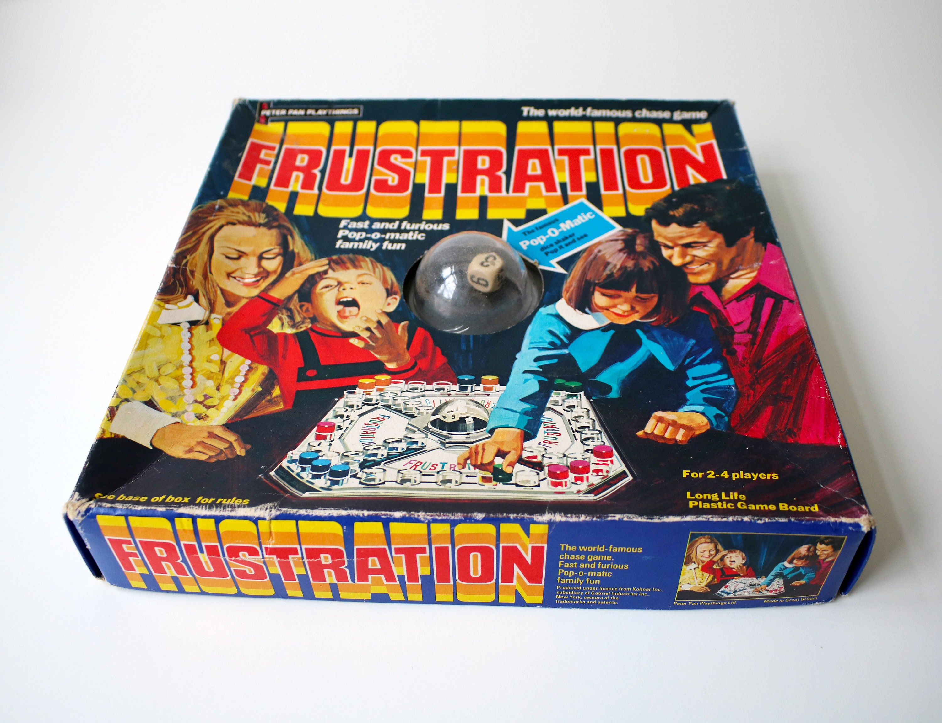 1970s Frustration board game by Peter Pan Toys