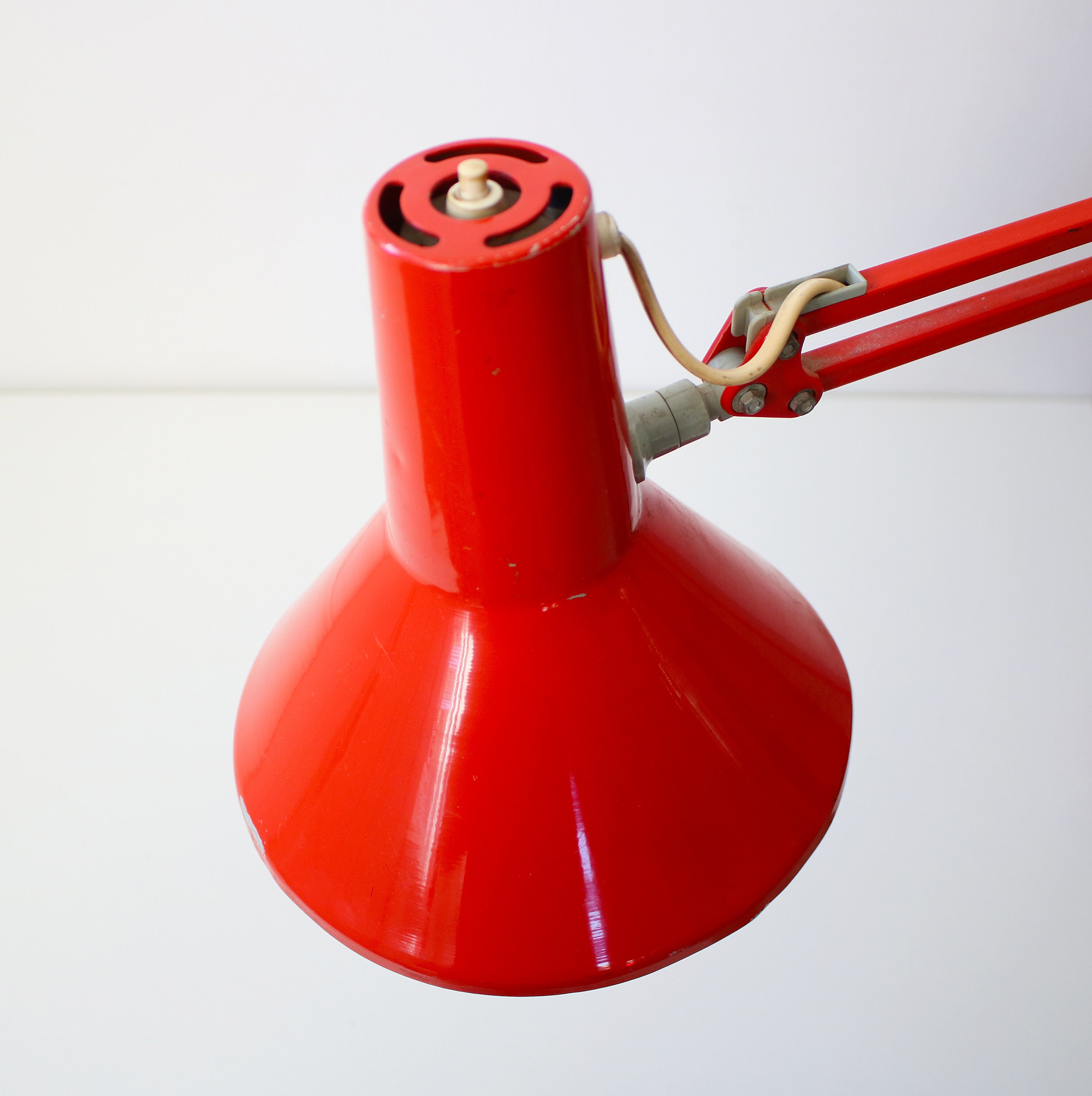 Rare Danish anglepoise draughtsman draftsman architects lamp with clamp