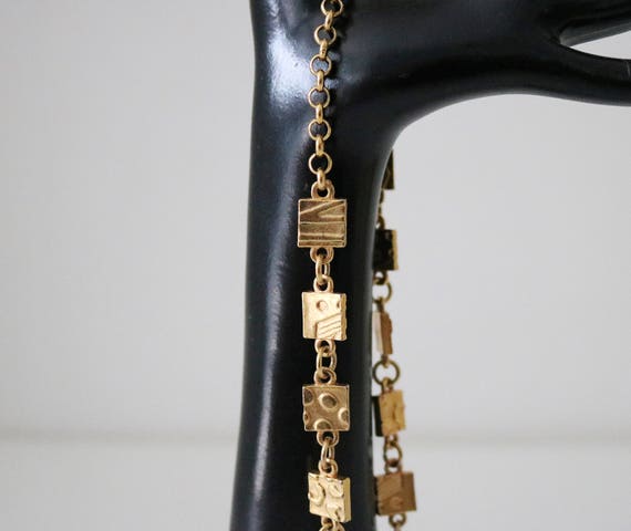 1990s French Biche de Bere necklace - gold finish… - image 4