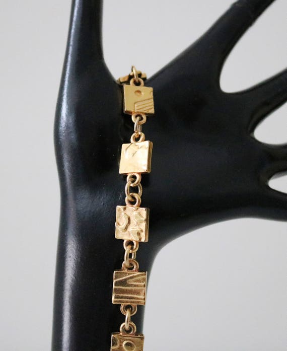 1990s French Biche de Bere necklace - gold finish… - image 3