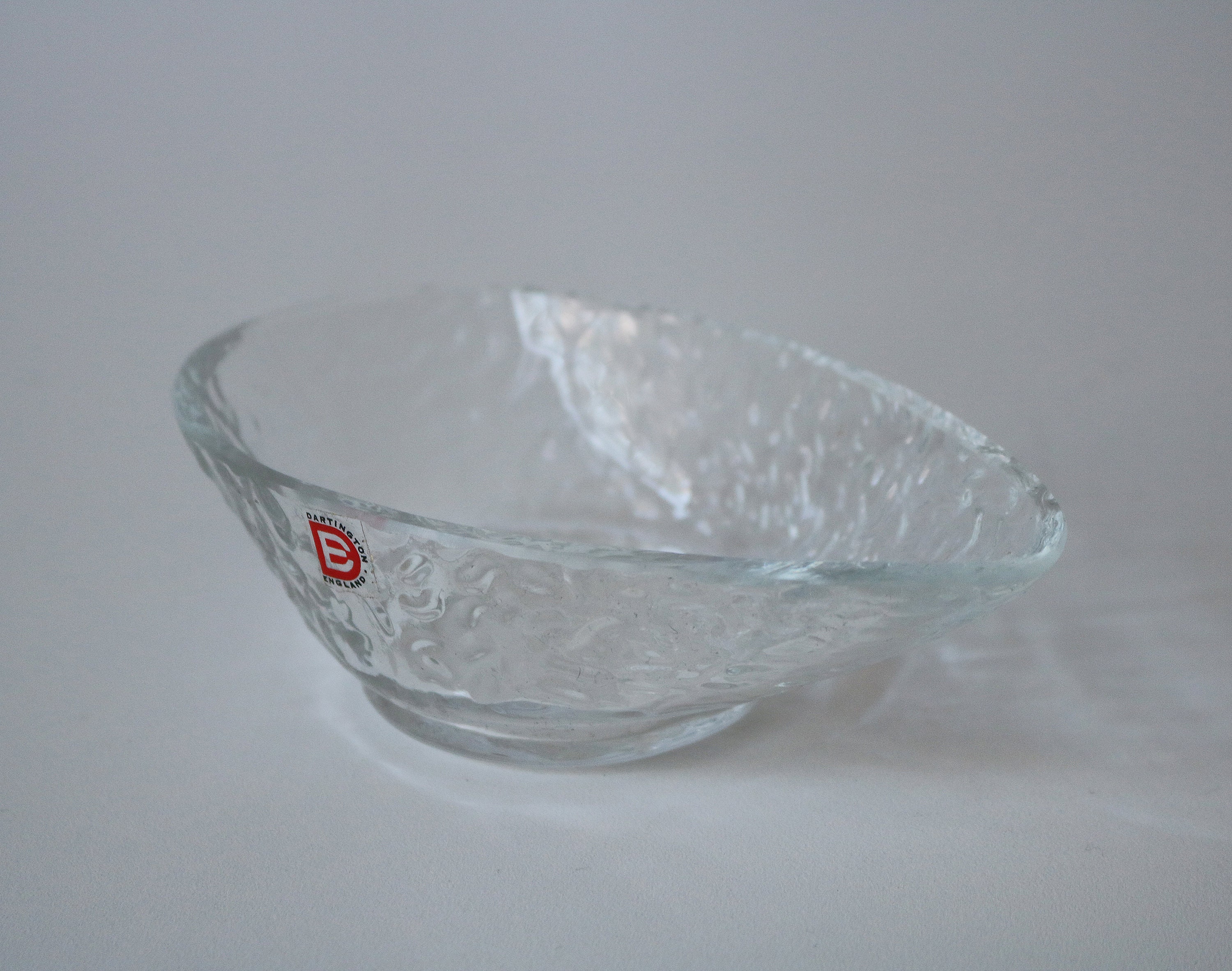 Pair of Frank Thrower for Dartington handmade avocado / dessert dishes