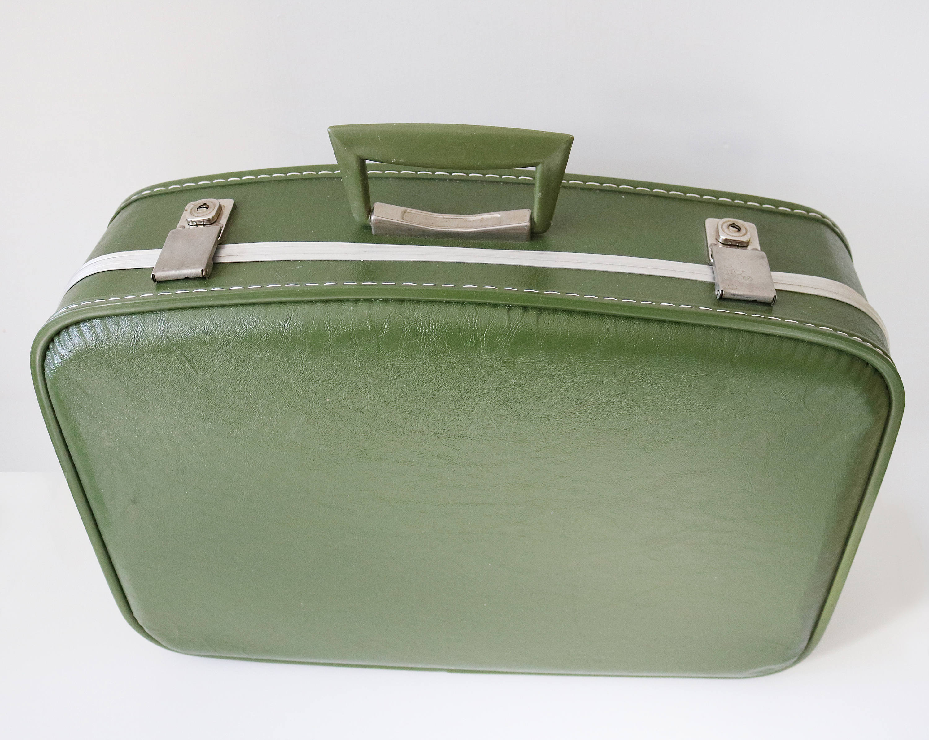 1960s matching hand luggage duo beauty case overnight bag vanity