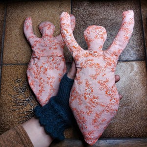 Pink Goddess Poppet with Pocket, Intention doll, Spell poppet, Talisman poppet, Spirit doll, Wish doll, Desire doll, Witch poppet