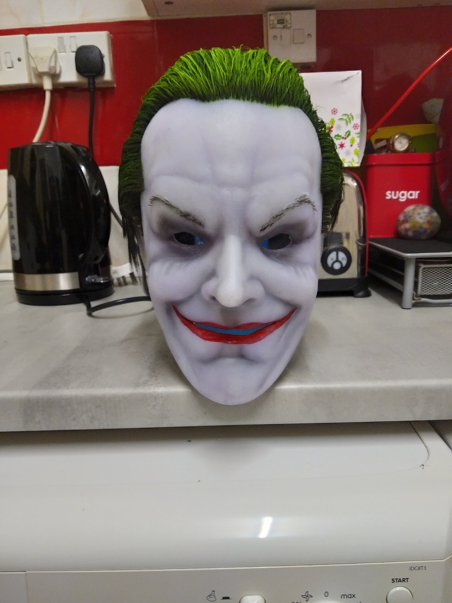 Jack Nicholson Joker Silicone Mask Batman 89 Etsy