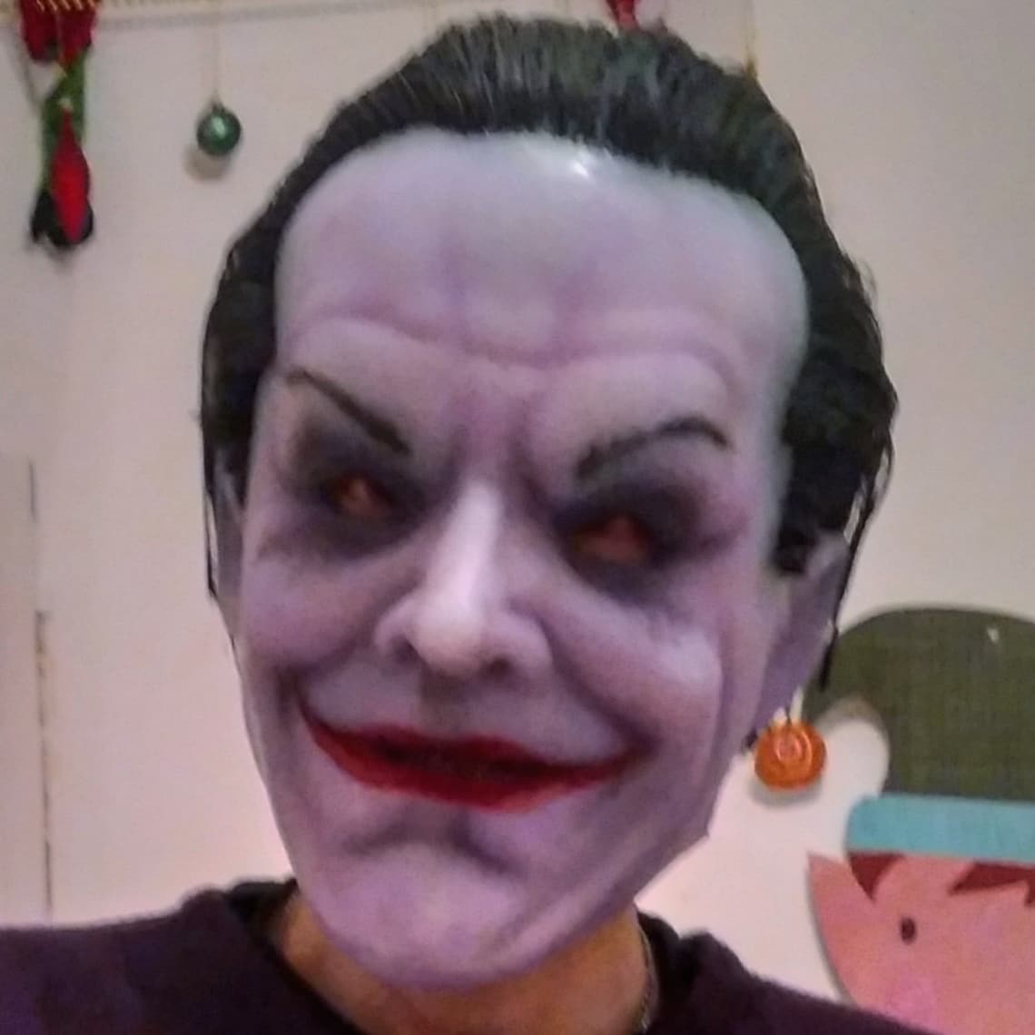 Jack Nicholson Joker Silicone Mask Batman 89 Etsy