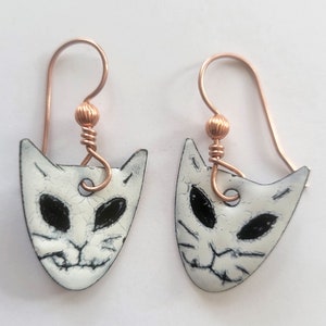 Cat Skelington Earrings