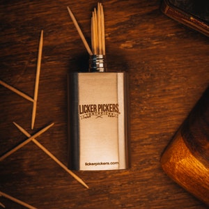 Liquor-Infused Toothpicks: Cheers to Dad Celebrating Father's Day in Style Embrace Dad's Rugged Spirit And Unleash The Cool. Free Shipping image 3