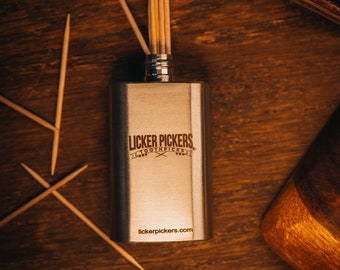 Licker Pickers Toothpicks: Cheers to Dad Celebrating Father's Day in Style! Embrace Dad's Rugged Spirit And Unleash The Cool. Free Shipping!