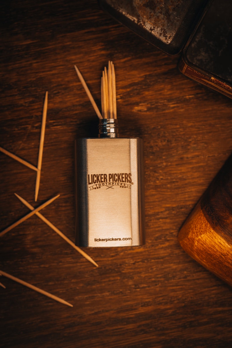 Liquor-Infused Toothpicks: Cheers to Dad Celebrating Father's Day in Style Embrace Dad's Rugged Spirit And Unleash The Cool. Free Shipping image 3