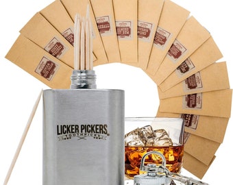 Liquor-Infused Toothpicks: Cheers to Dad Celebrating Father's Day in Style! Embrace Dad's Rugged Spirit And Unleash The Cool. Free Shipping!