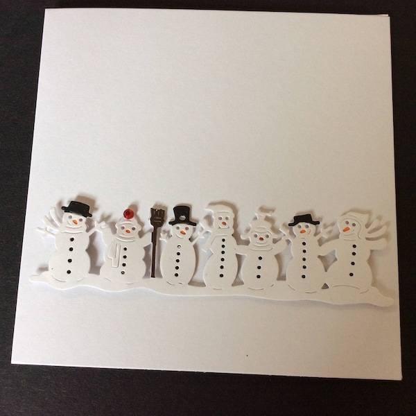 Snowman Christmas card