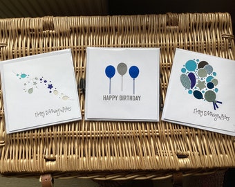 Handmade Birthday cards- Balloons