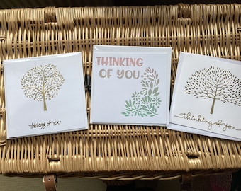 Handmade Thinking of you Cards