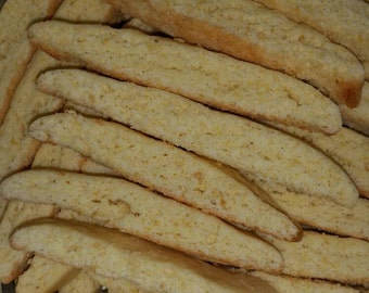 Homemade Lemon Biscotti - 24 Cookies