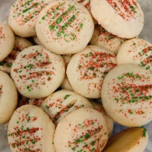 Homemade Danish Butter Cookies - 36 Bite Sized Cookies