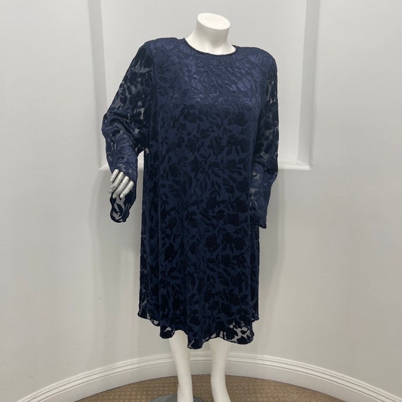 En Francais by Huey Waltzer for Saks Fifth Avenue Dress Blue Size 24 - Etsy
