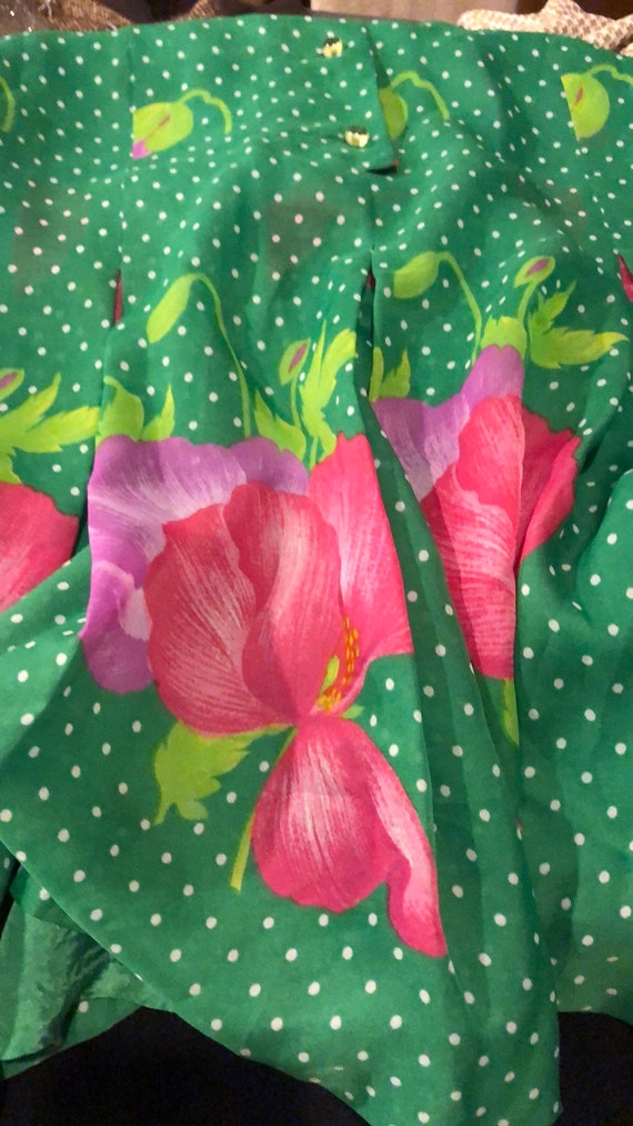 Ein Fink Modell Vintage 60's Floral Shirt Dress Size 40 - Etsy