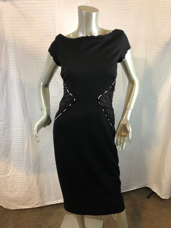 designer black dress