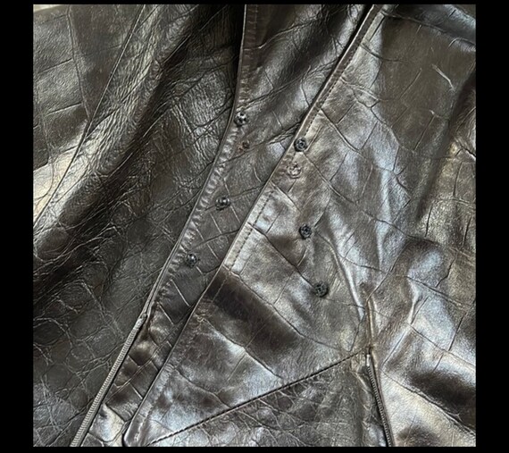 Christian Dior Boutique Leather Dress By John Gal… - image 10