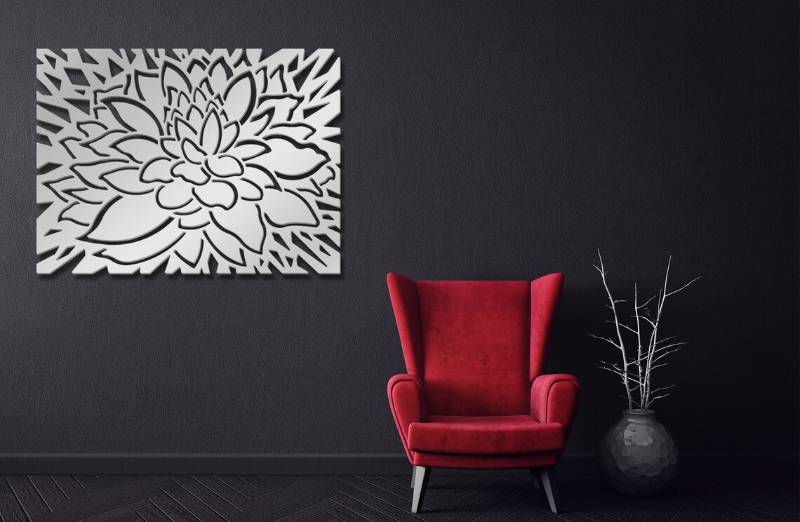 Laser Cut Metal Decorative Wall Art Panel Sculpture for Home Etsy Canada