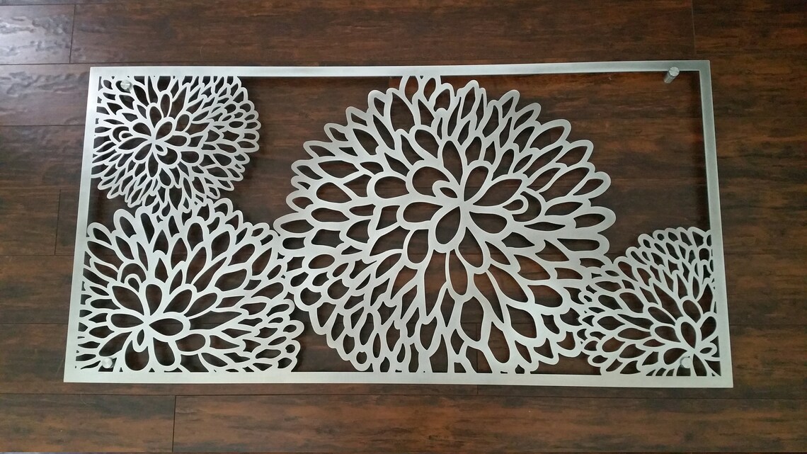 Laser Cut Metal Decorative Wall Art Panel Sculpture for Home Etsy Canada