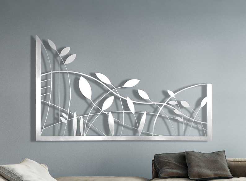 Laser Cut Metal Decorative Wall Art Panel Sculpture for Home Etsy