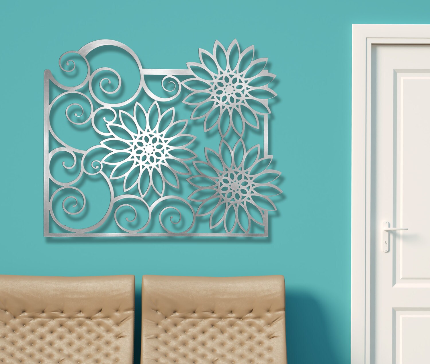 Buy Laser Cut Metal Decorative Wall Art Panel Sculpture for Home Online