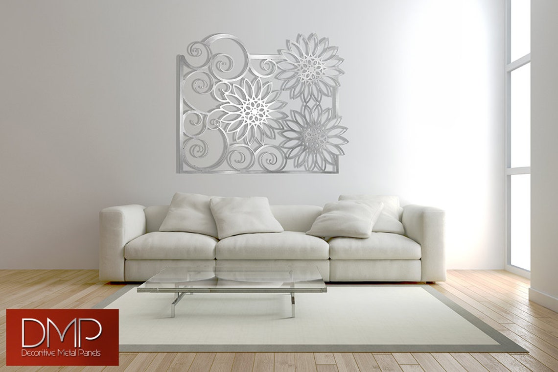 Laser Cut Metal Decorative Wall Art Panel Sculpture for Home Etsy