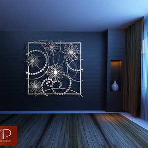 Laser Cut Metal Decorative Wall Art Panel Sculpture For Home | Etsy