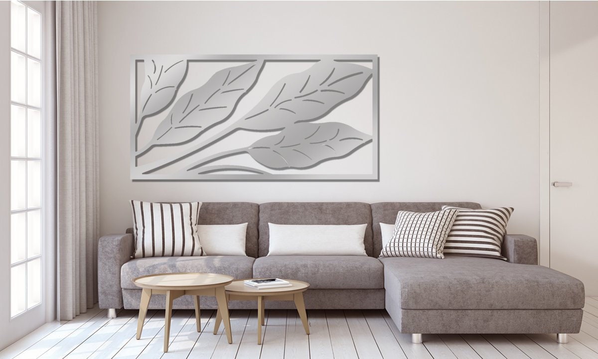 Laser Cut Metal Decorative Wall Art Panel Sculpture for Home Etsy Canada