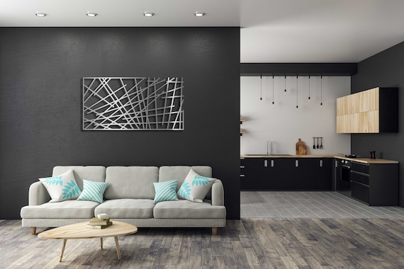 Laser Cut Metal Decorative Wall Art Panel Sculpture For Home Etsy