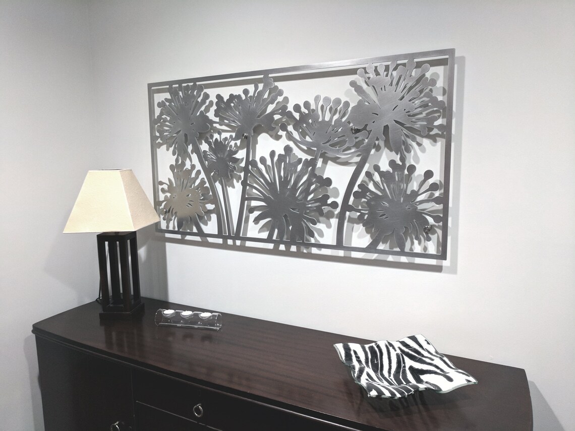 Laser Cut Metal Decorative Wall Art Panel Sculpture for Home Etsy