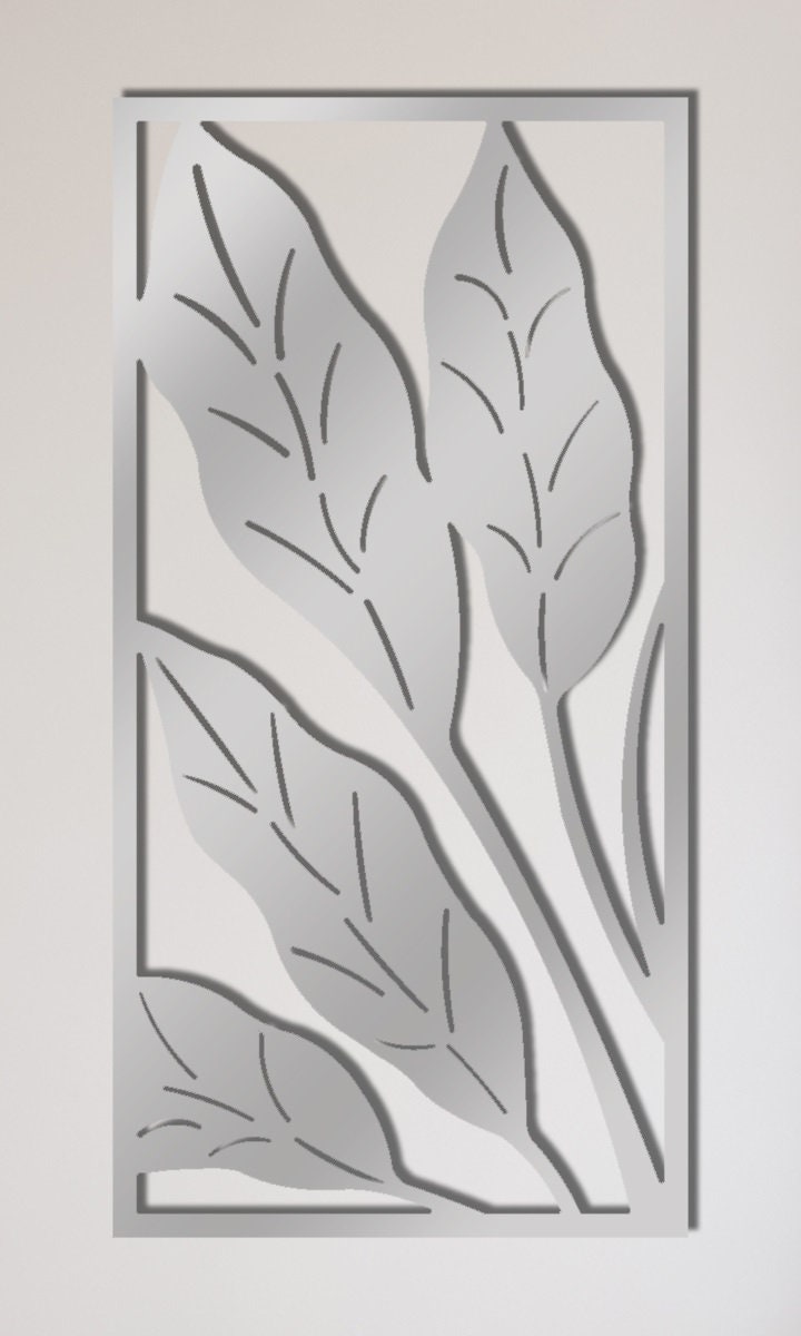 Laser Cut Metal Decorative Wall Art Panel Sculpture for Home Etsy Canada