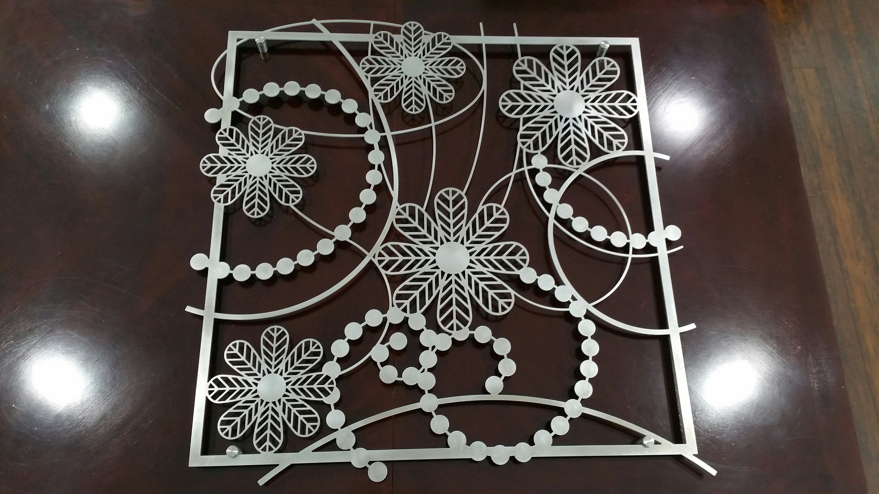 Laser Cut Metal Decorative Wall Art Panel Sculpture for Home Etsy Canada