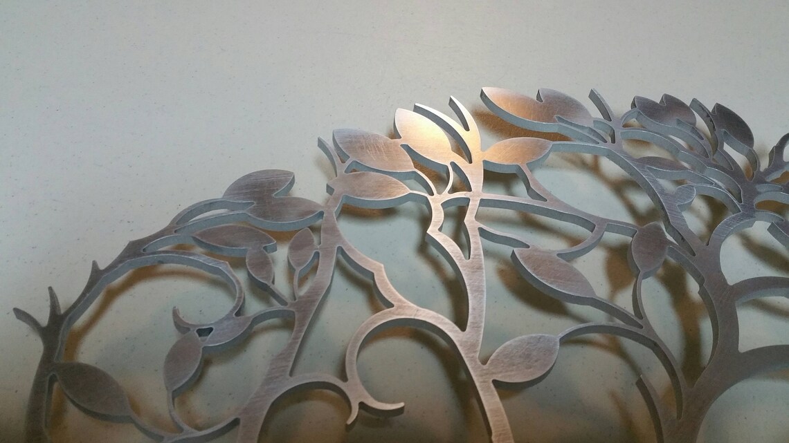 Laser Cut Metal Decorative Wall Art Panel Sculpture for Home Etsy